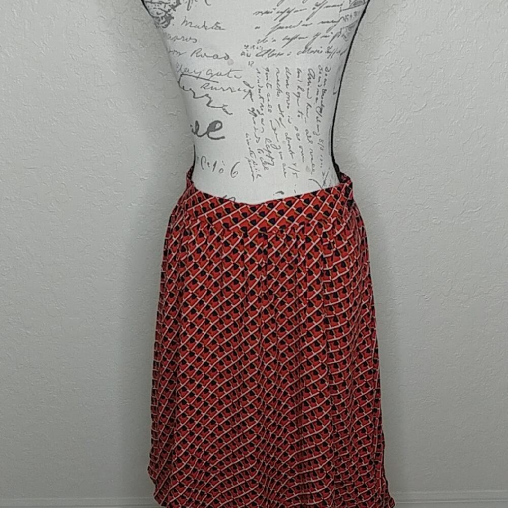 Anthropologie Comme Toi Multicolored Skirt with Pockets Size M